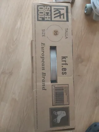 Patines KRF SCHOOL Talla 35 4 ruedas blancos