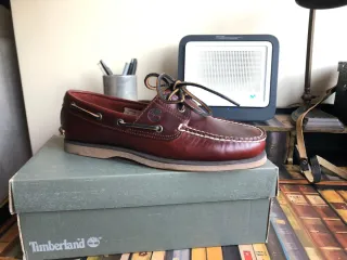 Náuticos nuevos hombre Timberland Marrón/Rojo Tal