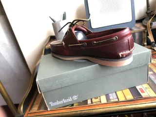 Náuticos nuevos hombre Timberland Marrón/Rojo Tal