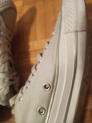 Zapatillas Converse Talla 39 Gris/Blanco