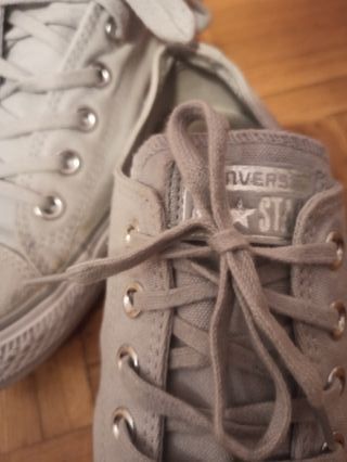 Zapatillas Converse Talla 39 Gris/Blanco
