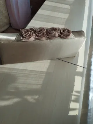 Bolso de fiesta Boden marrón claro/dorado