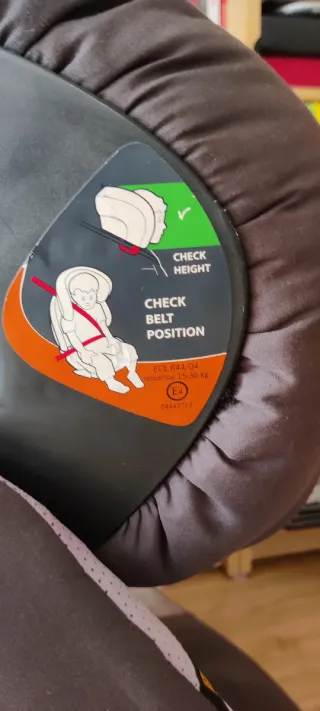 Alzador niño con respaldo grupo 2/3