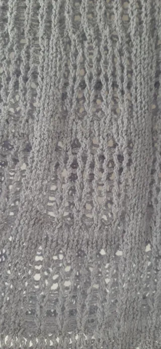 Jersey punto malva manga acampanada