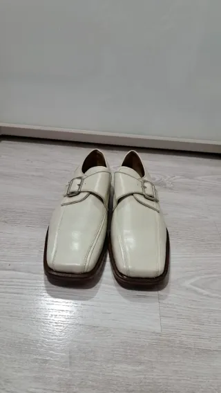 Mocasines Plusman Talla 45 Color Crema