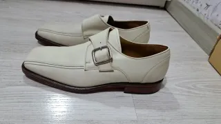 Mocasines Plusman Talla 45 Color Crema