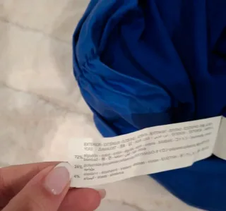 Vestido Zara Azul Talla XS