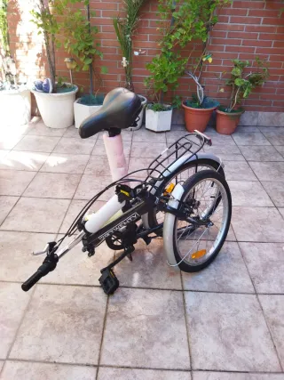 Bici plegable 20 negra bici plegable veinte pulgad