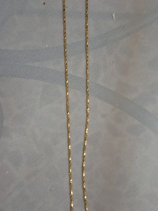 Collana con croce strass dorata