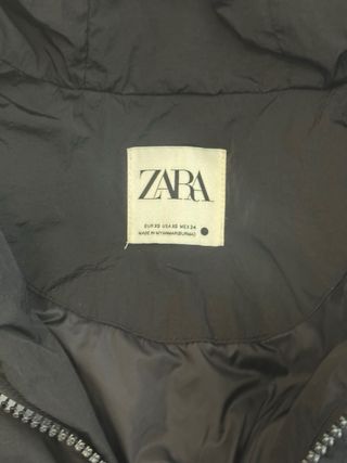 Chaqueta Zara Negra Talla XS