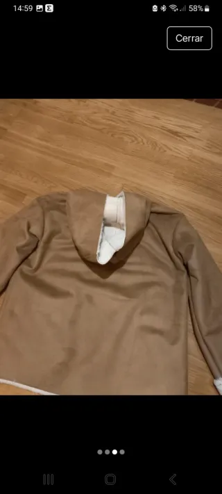 Chaqueta ante con forro