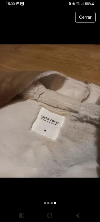 Chaqueta ante con forro