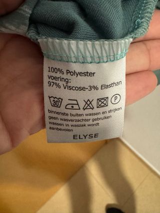 Camisa Dreams & Co. Verde y Blanca Talla XXL