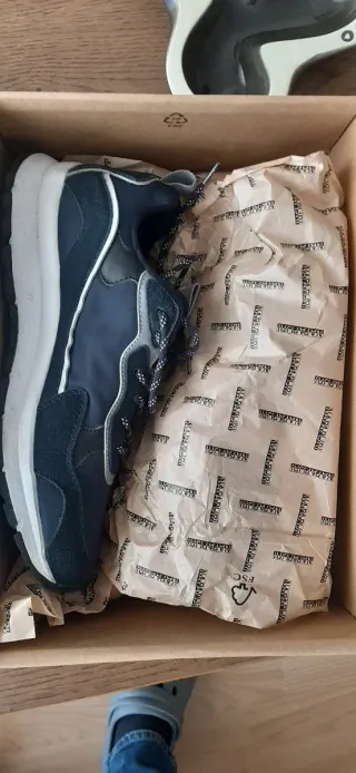 Zapatillas Napapijri Azul y Gris