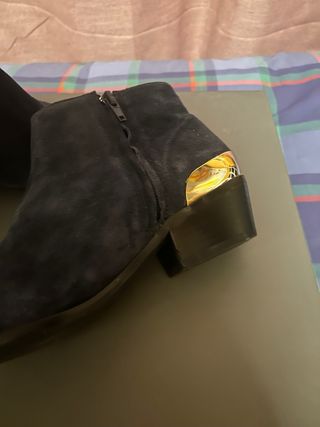 Botines Bimba y Lola Azul y Dorado