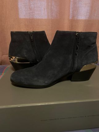 Botines Bimba y Lola Azul y Dorado