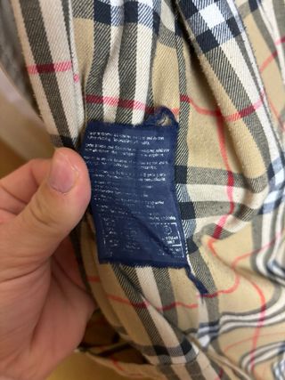 Gabardina Burberry Vintage Beige Multicolor