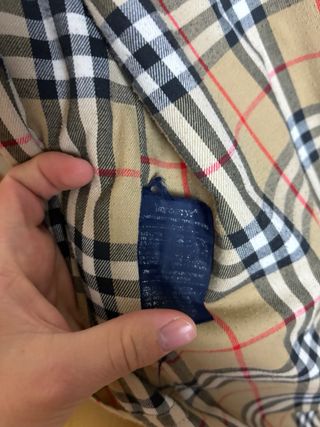 Gabardina Burberry Vintage Beige Multicolor