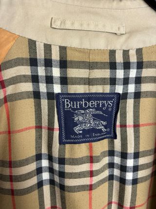 Gabardina Burberry Vintage Beige Multicolor