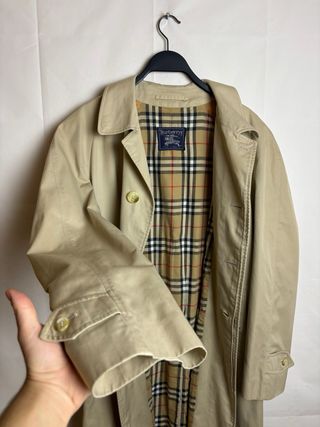 Gabardina Burberry Vintage Beige Multicolor