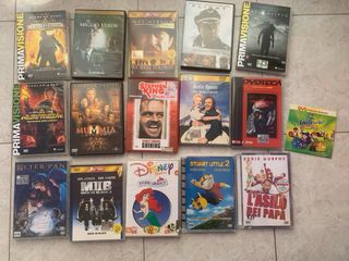 25 Film  vintage : 2 VHS + 23 DVD