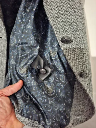 Giacca donna H&M spigata grigia