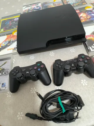 Consola PS3 Slim SSD, más de 10 juegos