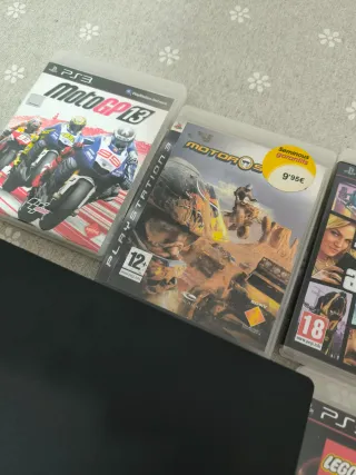 Consola PS3 Slim SSD, más de 10 juegos