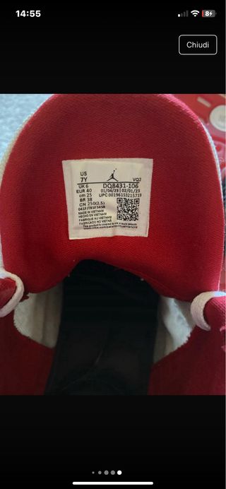 Scarpe Jordan Two Trey Rosse