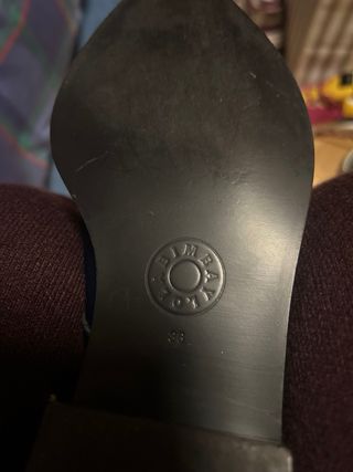 Botines Bimba y Lola Azul Charol Hebilla