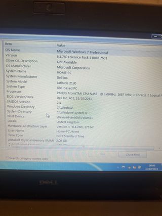 Portátil Dell Latitude 2120