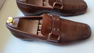 Mocassini Prada Pelle Marrone Tg 41.5