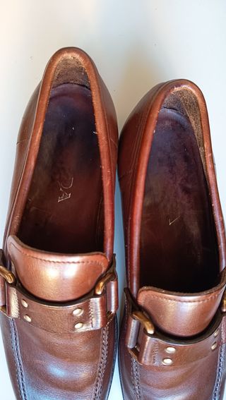 Mocassini Prada Pelle Marrone Tg 41.5