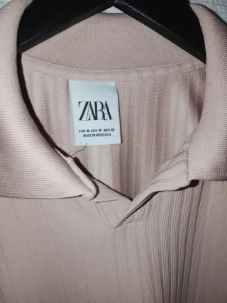 Polo Zara Rosa Talla M