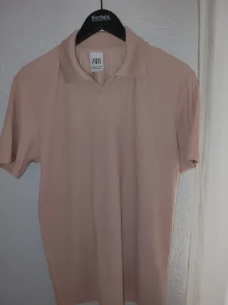 Polo Zara Rosa Talla M
