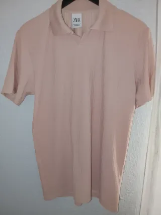 Polo Zara Rosa Talla M