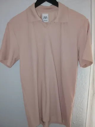 Polo Zara Rosa Talla M