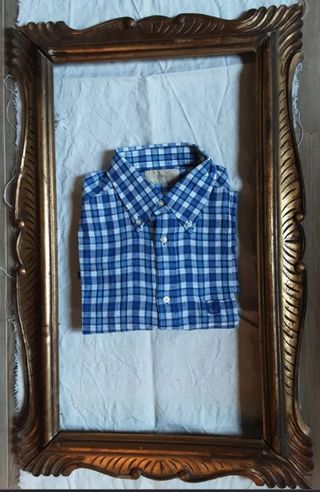Camicia a quadri manica corta