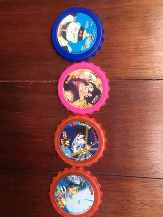 Chapas Dragon Ball Z GT Colección