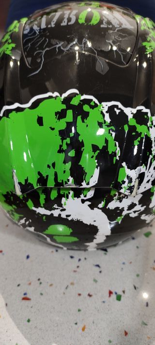 Casco Moto Talla M Verde