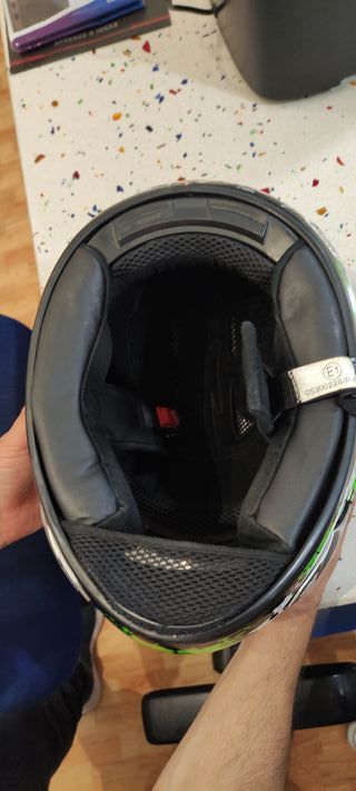 Casco Moto Talla M Verde