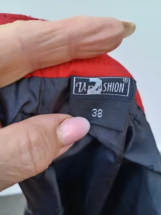 Gonna a quadri nera e bianca lana 50%