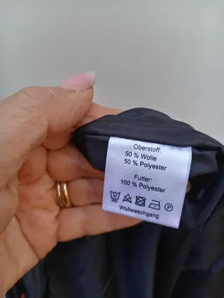 Gonna a quadri nera e bianca lana 50%