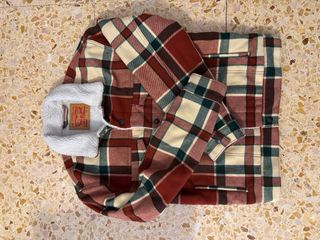 Chaqueta Sherpa Roja