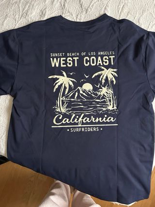 Camiseta azul marino Talla M