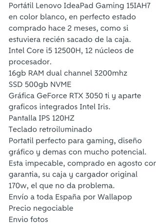 Lenovo Ideapad Gaming 3 RTX