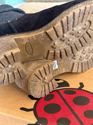 Botines negros y grises mujer