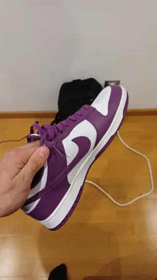 Nike Dunk Low Retro Morado y blanco (viotech)
