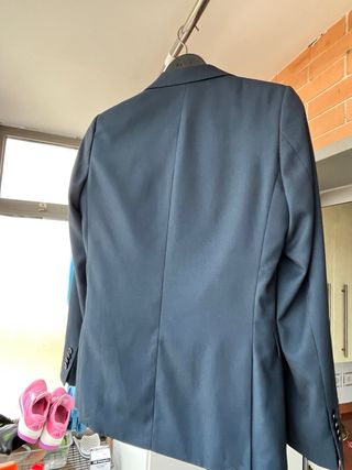 Traje de chaqueta azul