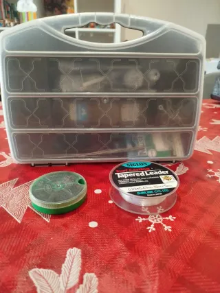 Kit de pesca con anzuelos y plomos